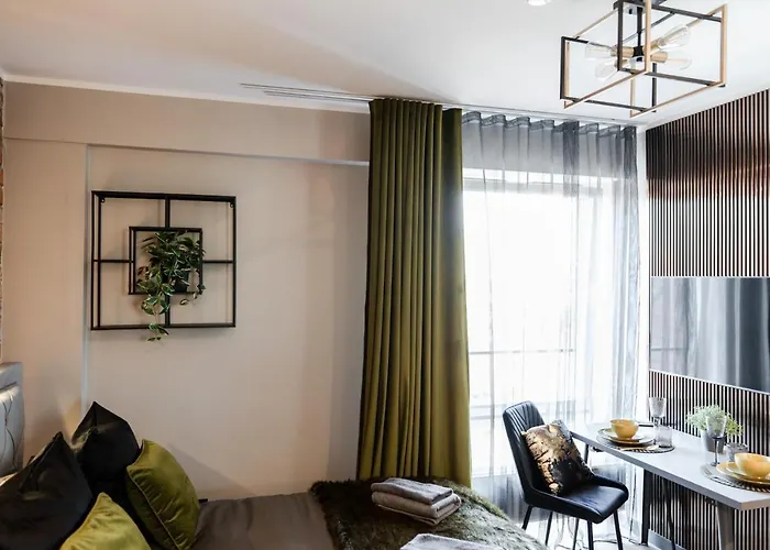 Dreamstay Avangard - Shared Roof Terrace, High Speed Wifi 200 Mbps & Gym Apartamento *